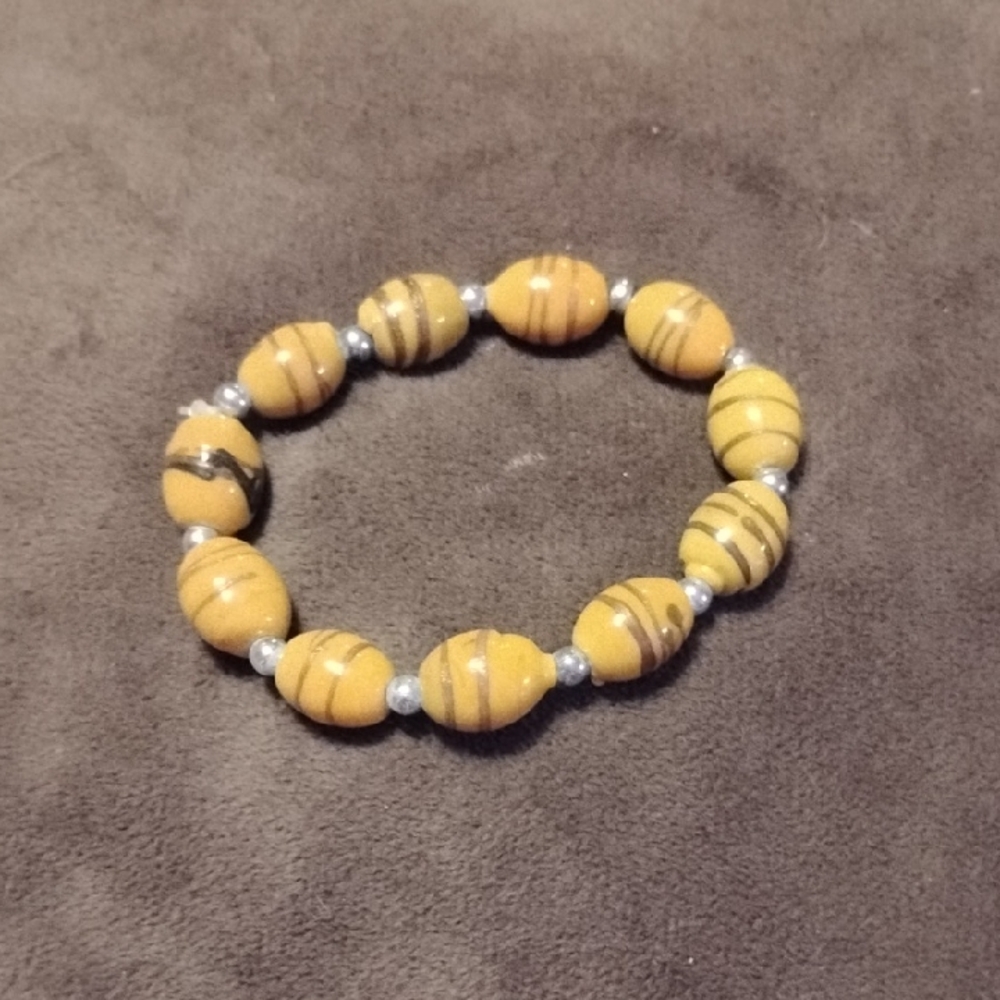 Glass Bead Bracelet